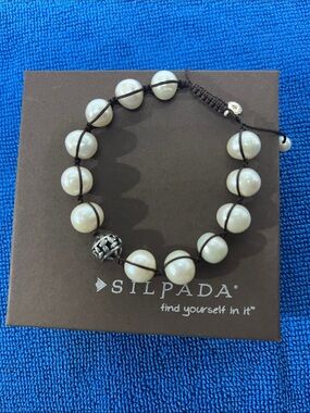 Silpada Rugged Pearls Bracelet | B2424